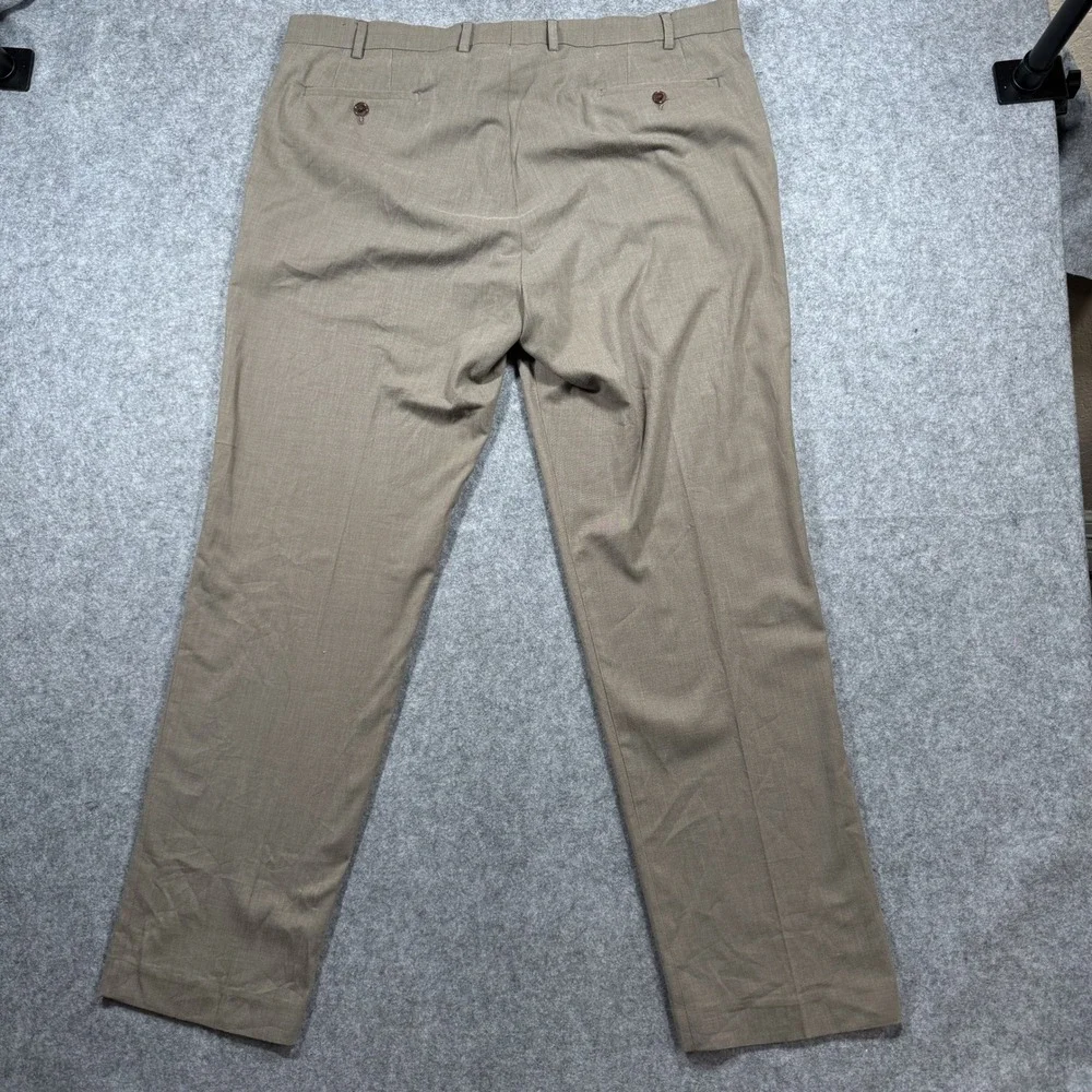 Lauren Ralph Lauren Dress Pants 40x30 Tan Flat Front Professional Slacks